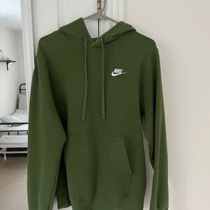 Women’s green Nike hoodie